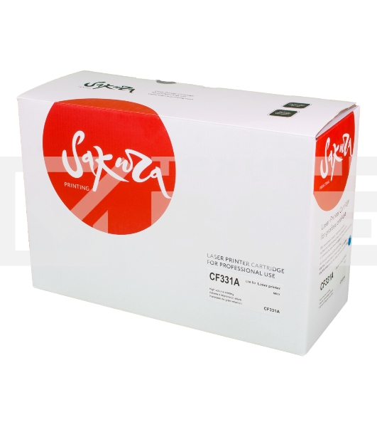 Картридж лазерный Sakura CF331A для HP LJ M651, M651DN, M651N, M651Xh, синий, 15 000 к.