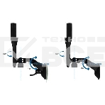 Сетевое оборудование UBIQUITI NS-WM крепление для Nanostation на стекло, фото 1
