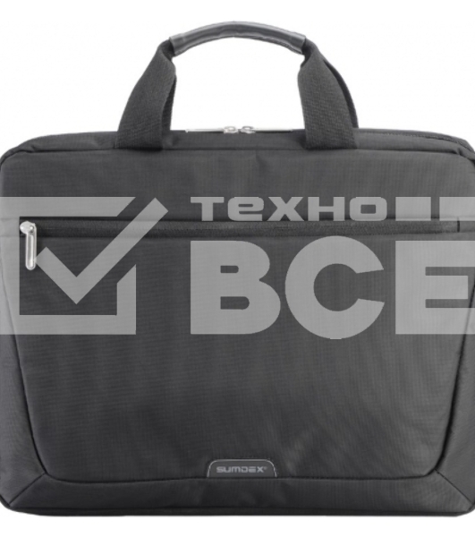 Сумки для ноутбуков Сумка SUMDEX PON-111BK {нейлон, черная до 15,6