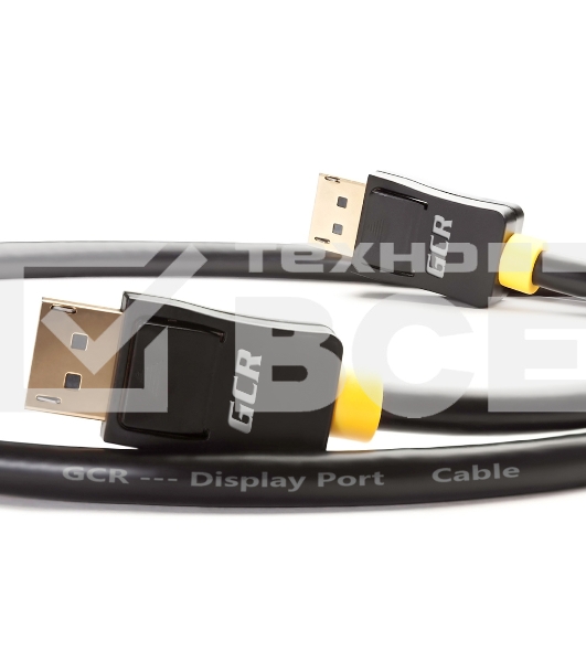 Кабель Greenconnect 1.5m DisplayPort v1.2, 20M/20M, черный, 28/28 AWG, GCR-50709 GreenconnectКабель 1.5m DisplayPort v1.2, 20M/20M, черный, 28/28 AWG, GCR-50709