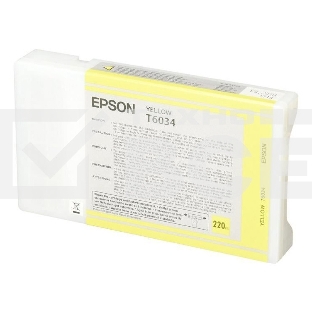 Картридж струйный Epson C13T603400 желтый для Epson St Pro 7880/9880 (220мл)