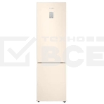 Холодильник Samsung RB37A5491EL/WT бежевый двухкамерный инвертер 269/118 л морозилка снизу, фото 1