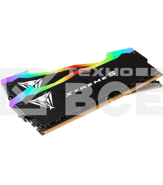 Оперативная память Patriot Viper Xtreme, DDR5, 32Gb (2x16Gb), 7800MHz, CL38, с радиаторами, RGB, черный