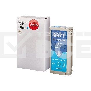 Струйный картридж Sakura C9371A (№72 Cyan) для HP, голубой, 130 мл.