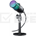 Игровой стрим микрофон Defender Glow GMC 400 USB, провод 1.3 м, фото 1