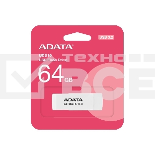 Флеш диск ADATA USB3 64GB WHITE UC310-64G-RWH