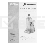 Домкрат гидравлический бутылочный, 16 т, h подъема 230–460 ммMatrix, фото 1