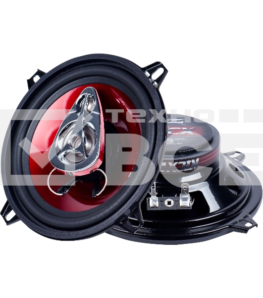 Колонки автомобильные Kicx SP 133 100Вт 89дБ 4Ом 13см (5дюйм) (ком.:2кол.) коаксиальные трехполосные