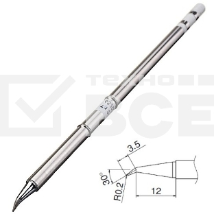 Жало для паяльника Hakko T12-J02