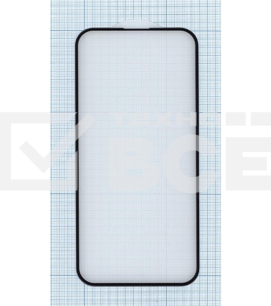 Защитное стекло 6D для Apple iPhone 14 Pro Max черный