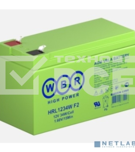 Батарея для ИБП WBR HRL 1234W 12V 8.5Ah