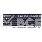 Клавиатура для ноутбука Asus K95 черная с рамкой, фото2