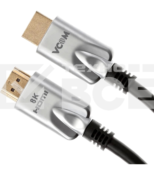 Кабель HDMI 19M/M,ver. 2.1, 8K@60 Hz 1.5m VCOM <CG862-1.5M> VCOM/TELECOM