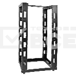 Стойка телеком. универсальная 24U двухрамная, черный (СТК-24.2-9005) !в одной коробке!, фото6