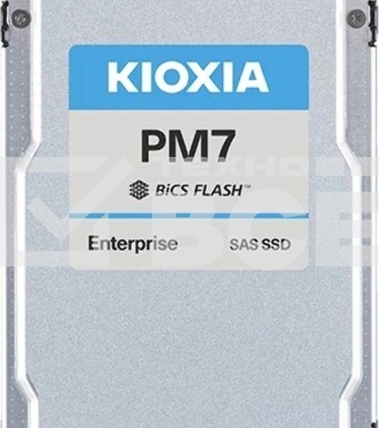 Накопитель SSD Kioxia PM7-R, 3840Gb, 2.5', SAS 24G, R/W 4200/3650