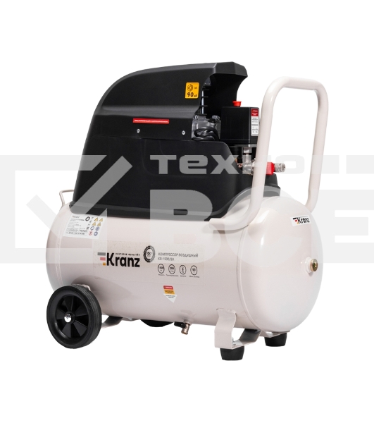 Компрессор воздушный Kranz KR-1500/50, 1500Вт, 280 л/мин, 50л
