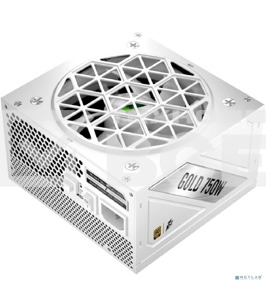 Блок питания 1STPLAYER NGDP GOLD 750W White, ATX 3.1, APFC, 80 PLUS Gold, LLC+DC-DC, full Japan solid-state caps, 120мм fan, full modular, HA-750BA4-WH