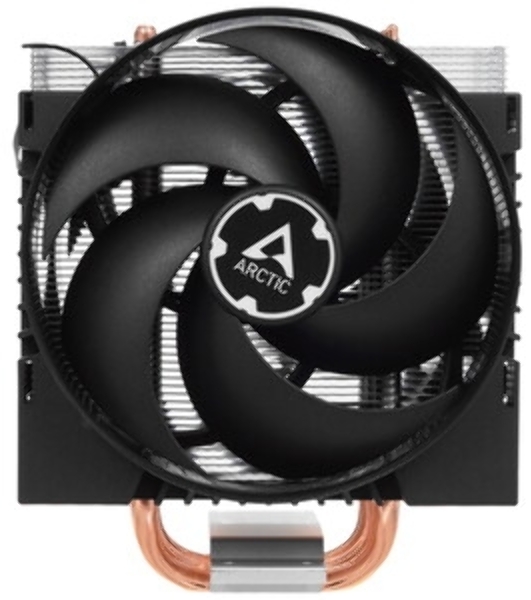 Вентилятор для процессора Arctic Freezer 4U-M Rev. 2 серебристый/черный, 120 мм, алюминий/медь, 2300 об/мин, 40 дБ, 4 pin, 350 Вт, 145 мм