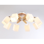 Светильник Ambrella light TR9522/8 WH/GD/FR белый/золото/белый матовый E27*8 max 40W D790*260, фото3