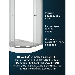 Душевой уголок BAU Dream Hit с поддоном 120x80х195, прозрачное закаленное стекло, хромированный проф, фото10