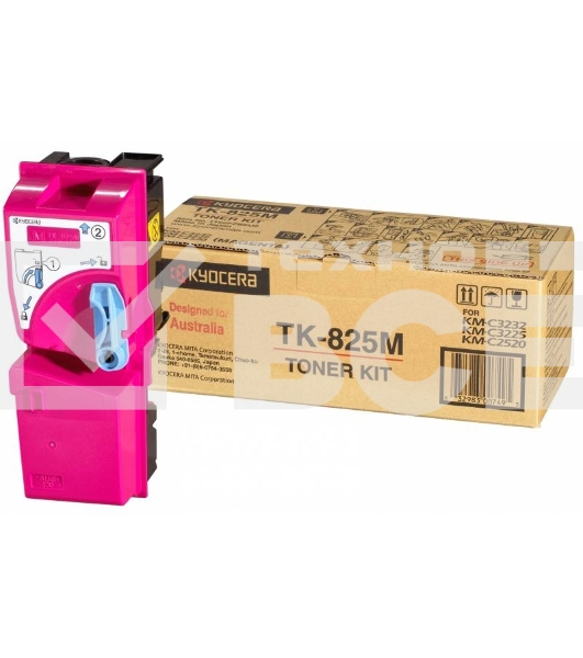 Картридж лазерный Kyocera TK-825M (1T02FZBEU0) пурпурный для KM-C2520/C2525E/C3225/C3232/3232E/C4035E 7000 стр.