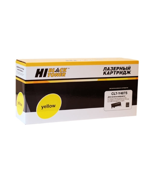 Расходные материалы  Hi-Black CLT-Y407S Картридж для  Samsung CLP320/320N/CLX-3185/3185N/FN Y с чипом