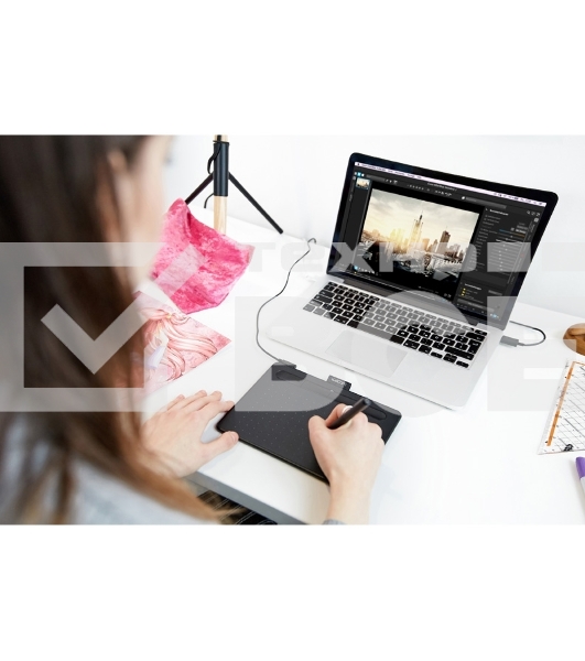Планшет для рисования Wacom Intuos S Bluetooth CTL-4100WLK-N Bluetooth/USB черный