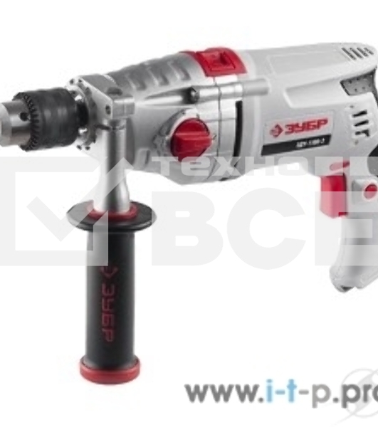 Ударная дрель ЗУБР Профессионал 1100 Вт ЗДУ-1100-2 ЭРММ2