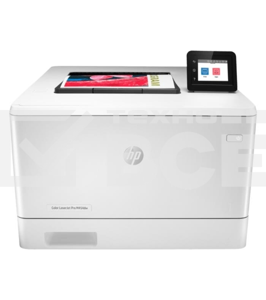 Принтер лазерный HP Color LaserJet Pro M454dw (W1Y45A#B19), А4, цветной, печ. до 27 стр/мин., 600 x 600 dpi, USB, RJ-45, Wi-Fi, BlueTooth, Air Print, Mopria