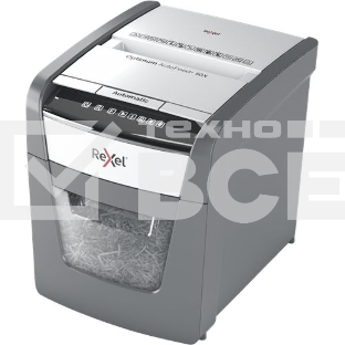 Шредер Rexel Optimum AutoFeed 50X черный с автоподачей (секр.P-4)/фрагменты/50лист./20лтр./скрепки/скобы/пл.карты