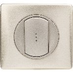 Лицевая панель для выключателя с индикацией титан, фото4