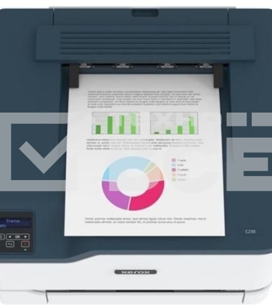 Принтер лазерный Xerox C230, A4, цветной, печ. до 22 стр/мин., 600 x 600 dpi, Ethernet (RJ-45), USB, Wi-Fi