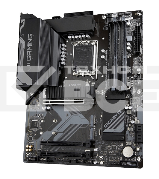 Материнская плата Gigabyte B760 GAMING X DDR4, LGA 1700, Intel B760, 4xDDR4, 4xSATA, 3xM.2, 1xPCIe 4.0 x16, 2xPCIe 3.0 x1, 1xHDMI, 1xDP, 1x 2.5Gb LAN, 1xUSB 3.2 Gen 2, 2xUSB-A 3.2 Gen 1, 5xUSB-A 2.0, 6x3.5 мм, 7.1, ATX