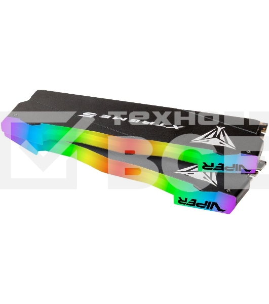 Оперативная память Patriot Viper Xtreme, DDR5, 32Gb (2x16Gb), 7800MHz, CL38, с радиаторами, RGB, черный