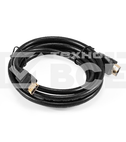 Кабель HDMI ExeGate EX-CC-HDMI2-1.5 (19M/19M, v2.0, 1,5м, 4K UHD, Ethernet, позолоченные контакты)