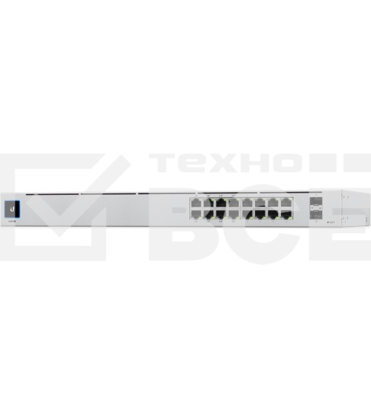 Коммутатор Ubiquiti UniFi USW-16-POE 2SFP 8PoE+ 42W управляемый