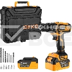 Дрель-шуруповерт Deko DKCD20 IMPACT Аккумуляторная, Кейс, фото2