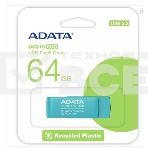 Флеш диск ADATA USB3 64GB GREEN UC310E-64G-RGN, фото 1