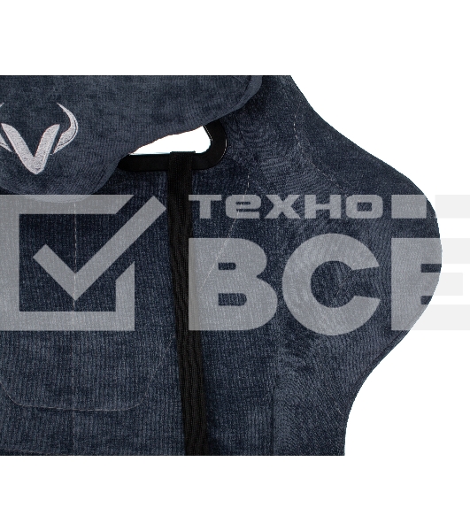 Кресло игровое Бюрократ VIKING KNIGHT LT27 FABRIC синий крестовина металл/пластик