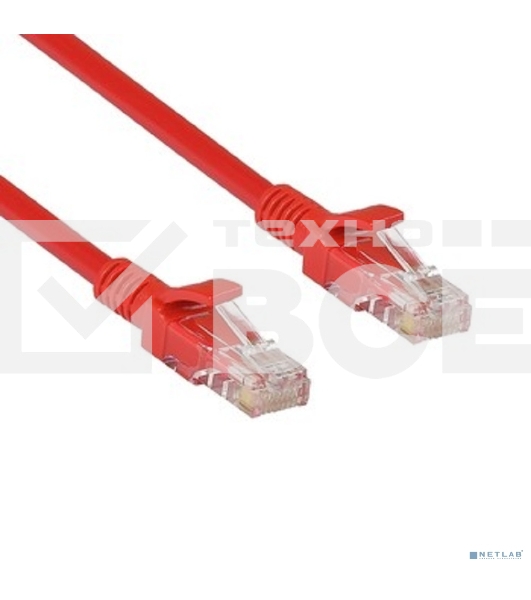 Патч-корд Exegate UTP-RJ45-RJ45-5e-5M-RD, UTP, cat.5e, 5м, красный