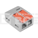 Универсальная клемма Rexant СМК 222-612/221-612, 2-проводная серый 0,5-4/6 мм² (50 шт/уп), фото7