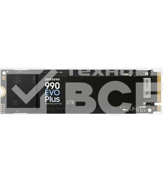 Накопитель SSD Samsung 990 EVO Plus, 2Tb, M.2 2280, PCIe 4.0 x4, NVMe, R/W 7250/6300