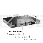 Коммутатор JetStream 28-port Gigabit L2+ Managed Switch with 24-port PoE+, PoE budget up to 384W, support SDN, фото9