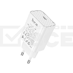 Зарядное устройство Hoco 20Вт, QC3.0/PD, Type-C, C143A, белый, блистер, фото4