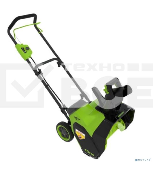Снегоуборщик электрический Greenworks G40ST40