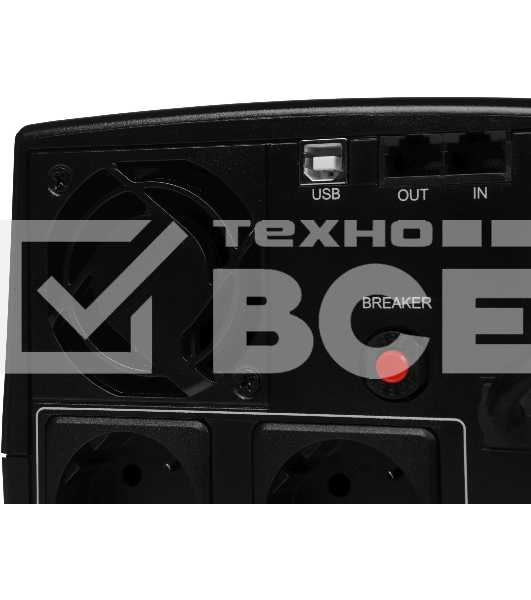 Источник бесперебойного питания Ippon Back Basic 1500 Euro 900Вт 1500ВА черный