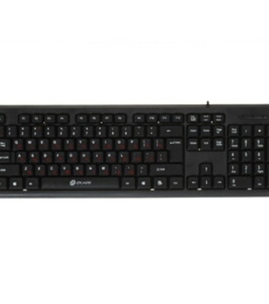 Клавиатура проводная Oklick 120M, USB, черный