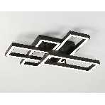 Потолочный светодиодный светильник Ambrella light FA1002/2+2 BK черный 65W 3000K-6400K 550*453*130 (ПДУ ИК), фото9