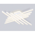 Потолочный светодиодный светильник Ambrella light FL6261 WH белый 130W 3000K-6400K 810*810*130 (ПДУ ИК), фото3