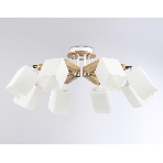 Светильник Ambrella light TR9522/8 WH/GD/FR белый/золото/белый матовый E27*8 max 40W D790*260, фото2